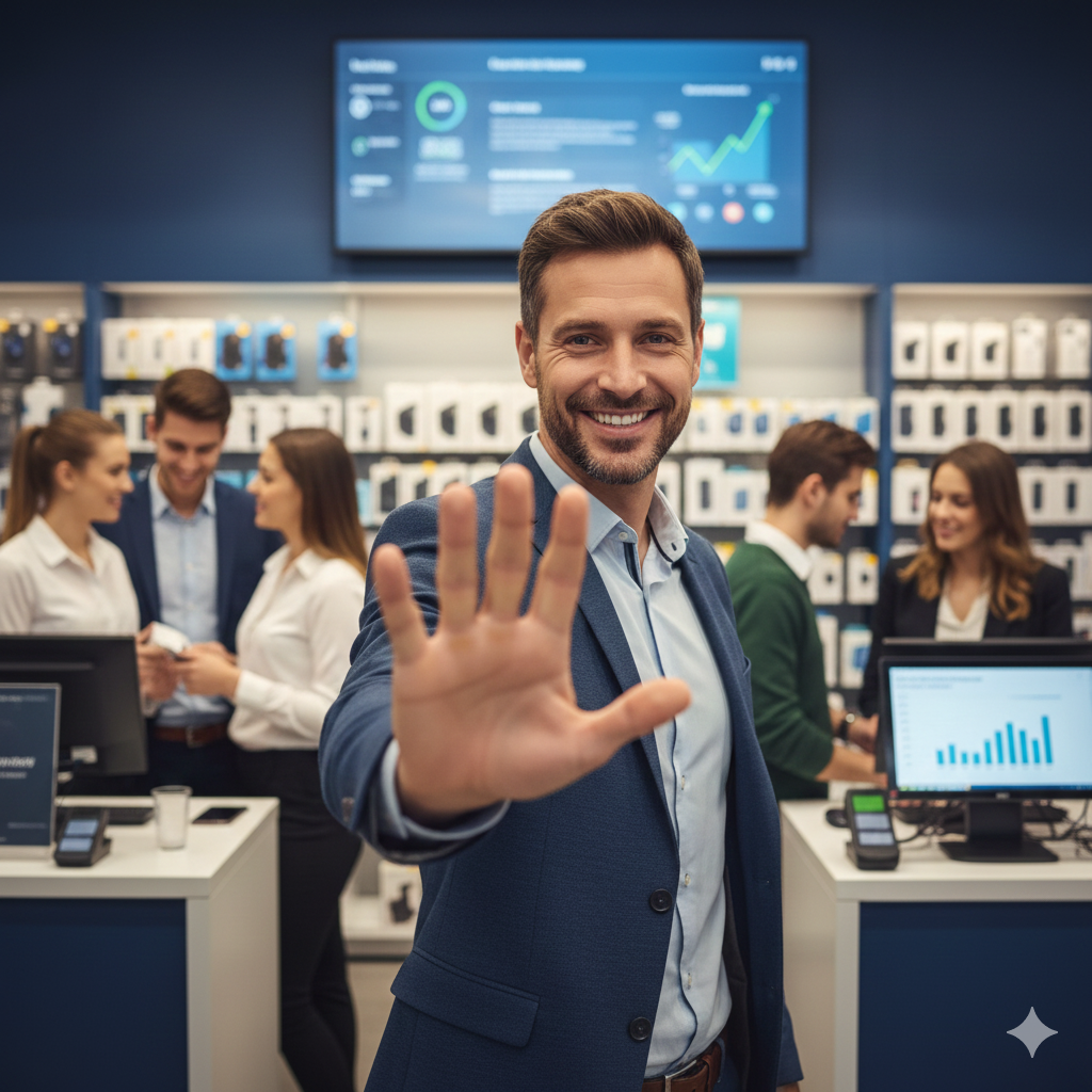 ZentroFact - Solution complète de gestion de stock, point de vente et comptabilité avec interfaces holographiques intégrées montrant STOCK MANAGEMENT, POINT DE SALE (POS) et ACCOUNTING